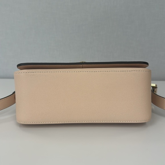🔥🔥🔥Authentic Longchamp Le Pliage Heritage Blush Pink Leather Crossbody Bag - Picture 7 of 16
